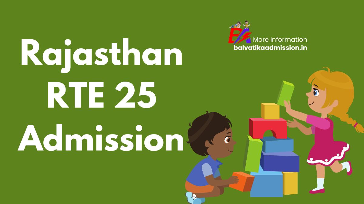 Rajasthan RTE 25 Admission