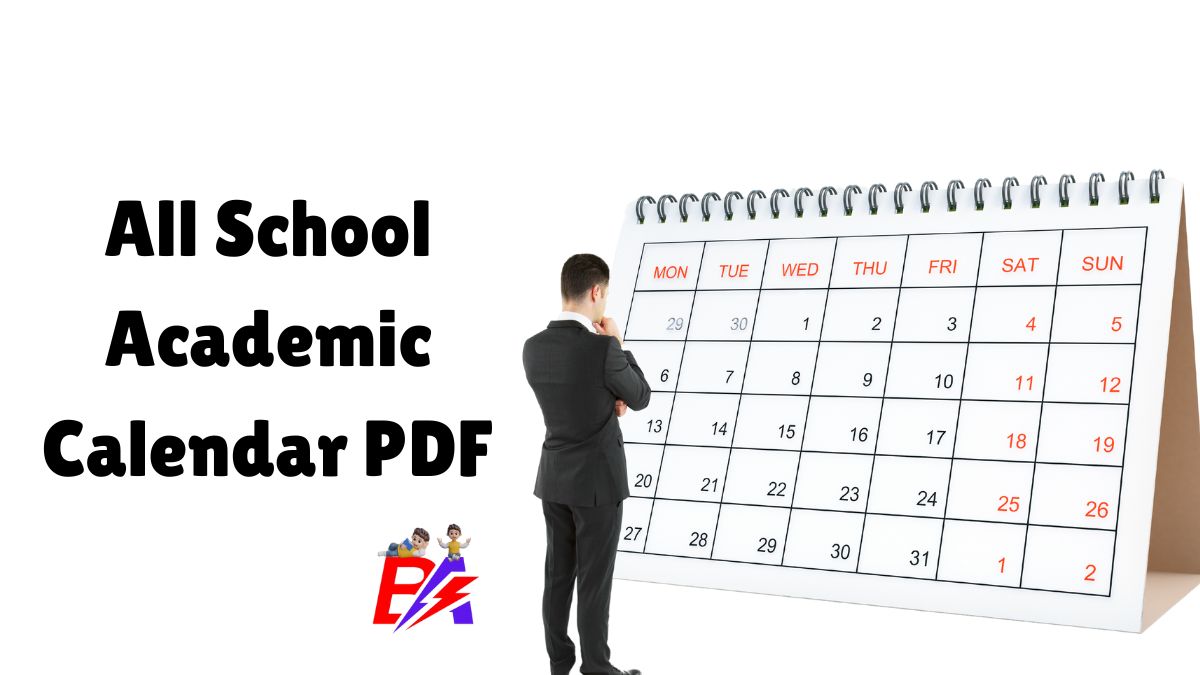 All School Academic Calendar PDF