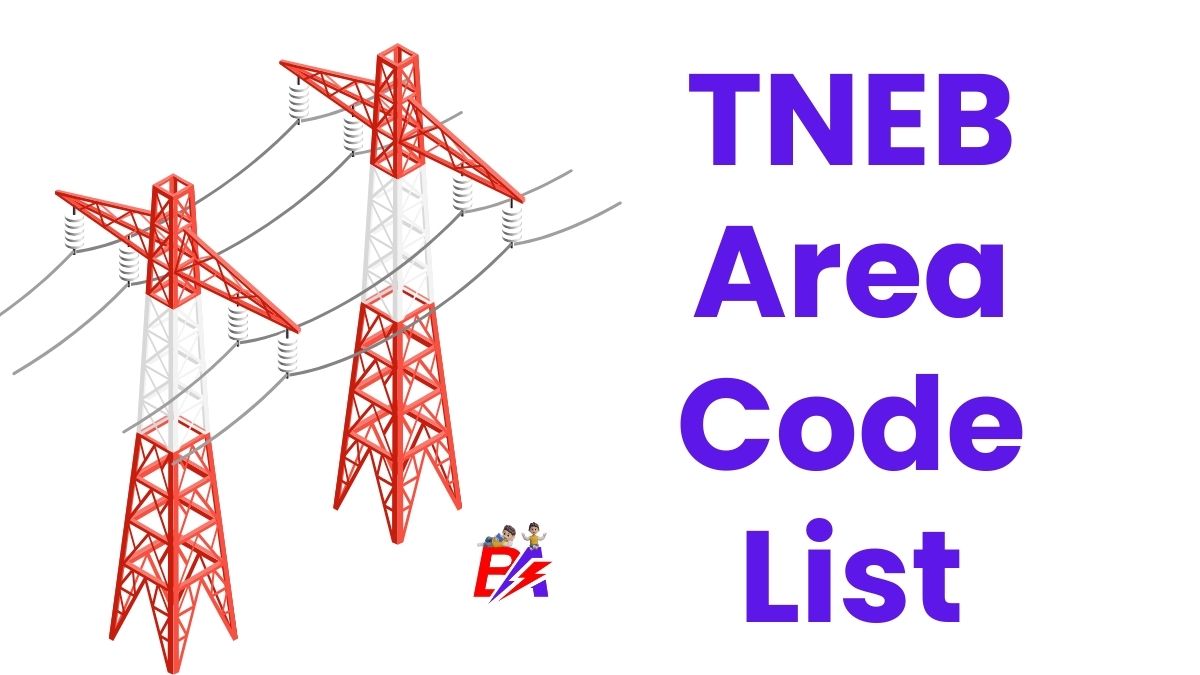 TNEB Area Code List