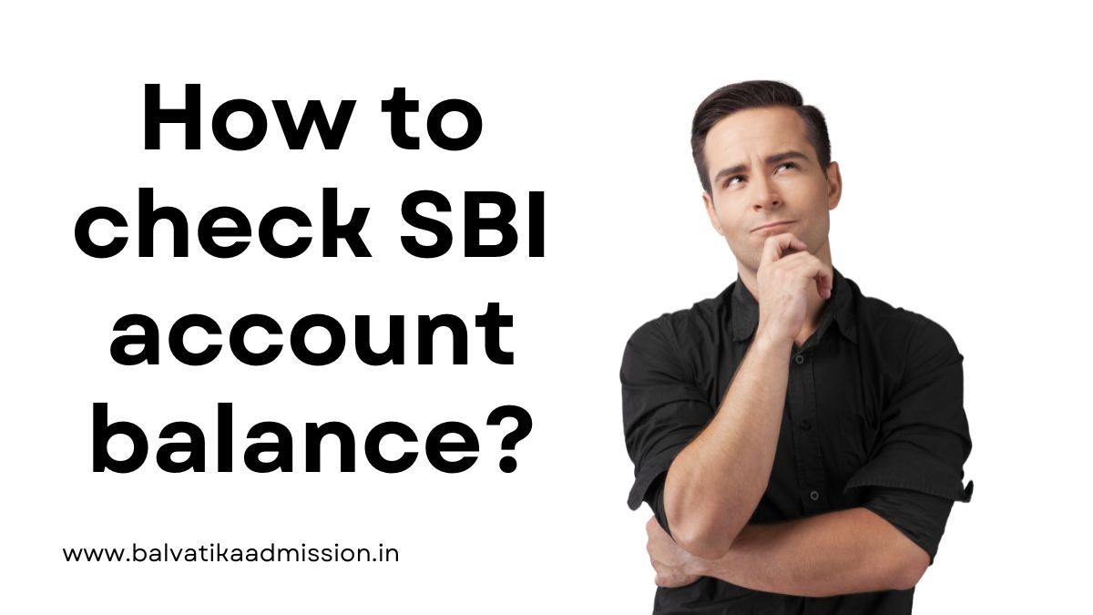 SBI Balance Check