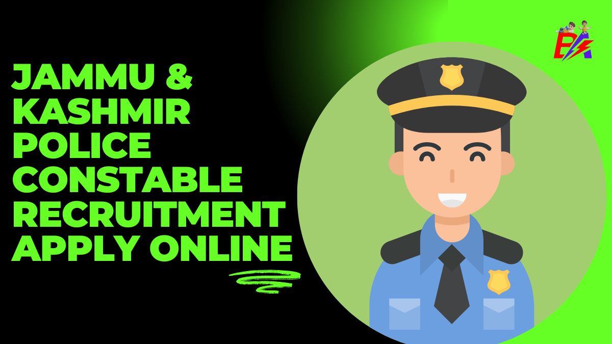 JK Police Constable Recruitment