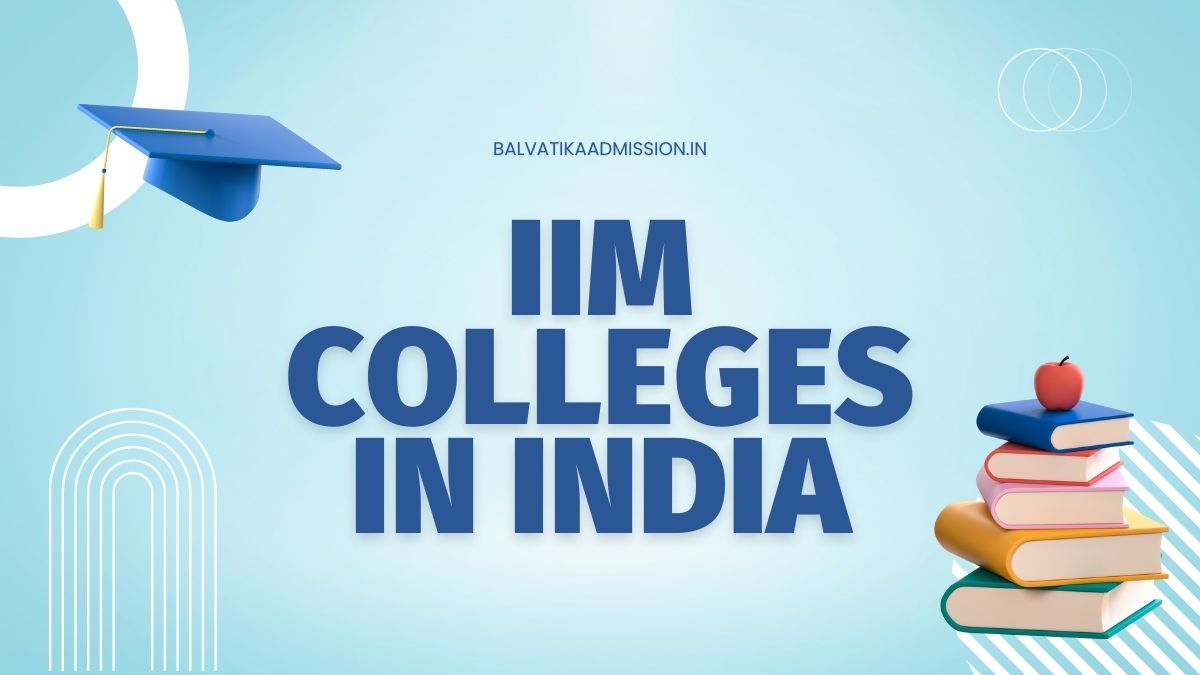 IIM Colleges in India