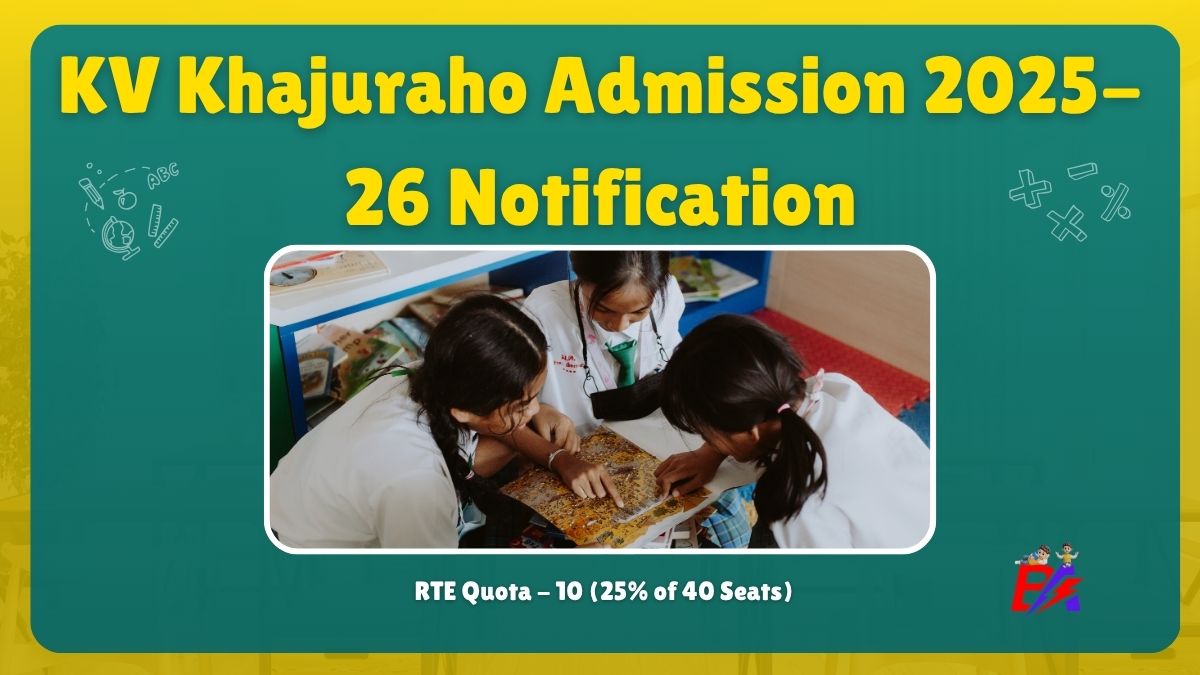 KV Khajuraho Class 1 to 5 Admission