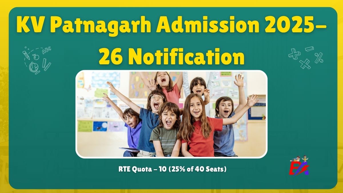 KV Patnagarh Class 1 to 5 Admission