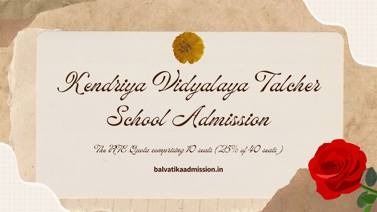 KV Talcher Admission List