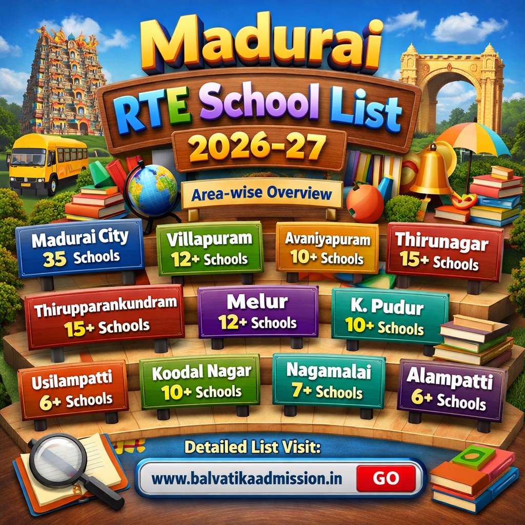 RTE School List 2026-27 for Madurai