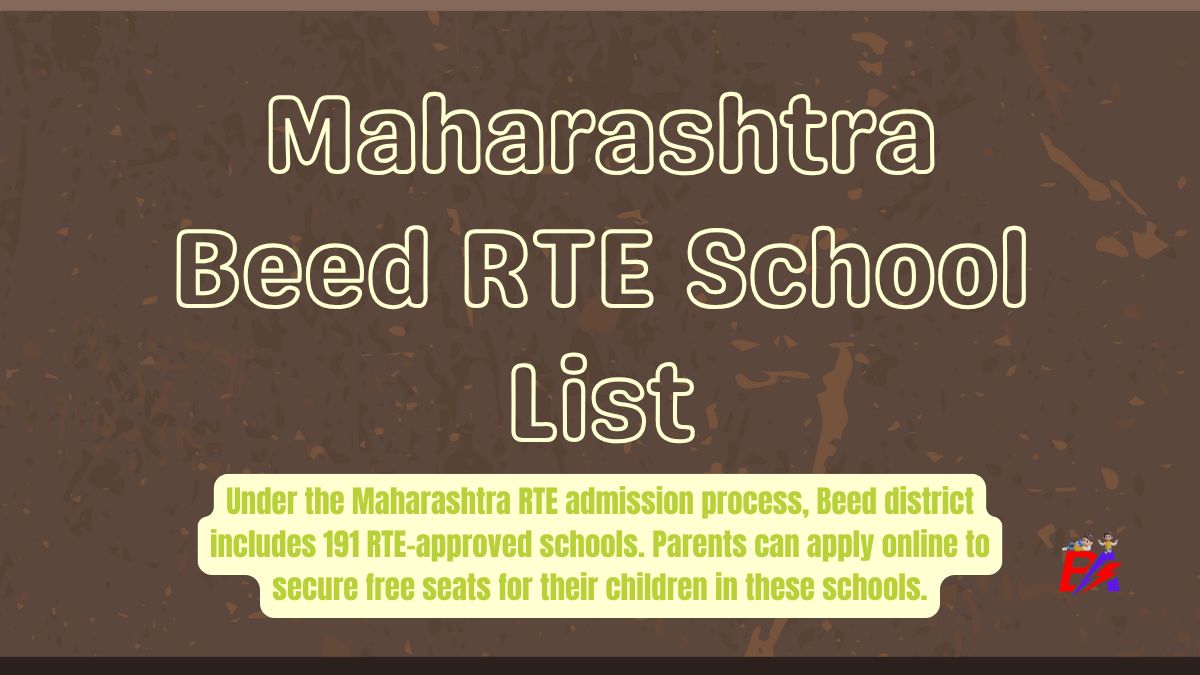 Beed Maharashtra RTE School List 2026-27