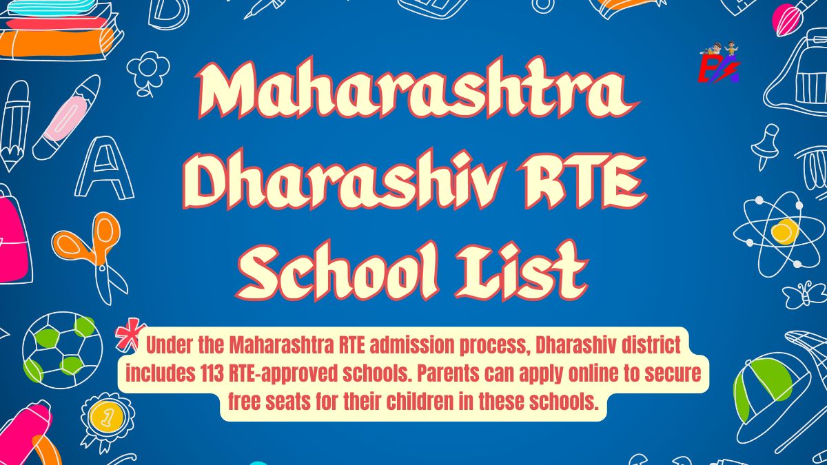 Dharashiv Maharashtra RTE School List 2026-27