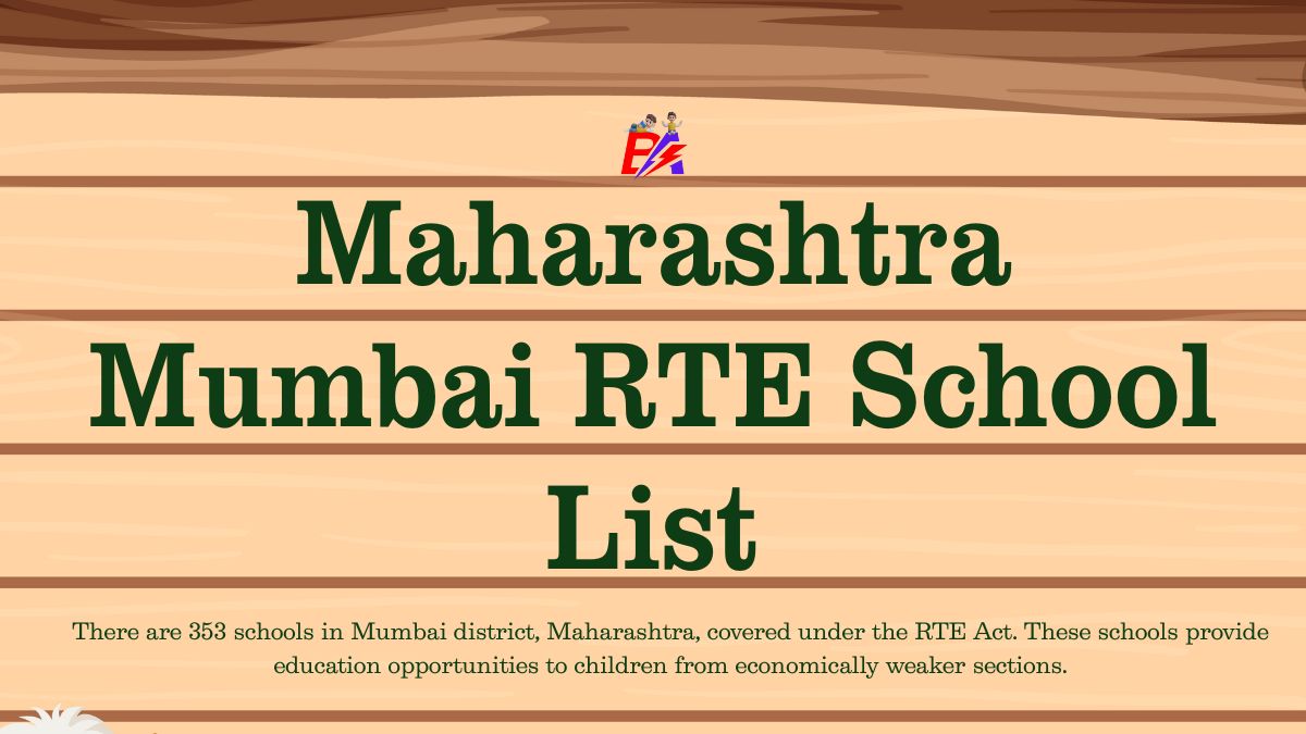 Mumbai Maharashtra RTE School List 2026-27