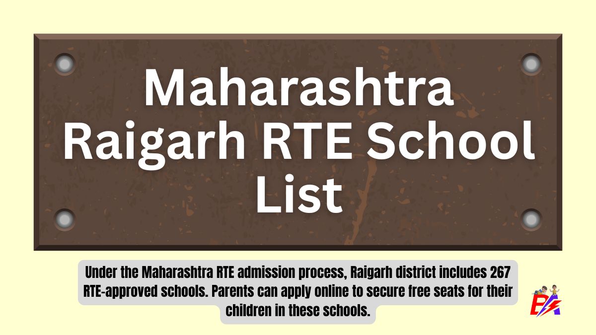 Raigarh Maharashtra RTE School List 2026-27