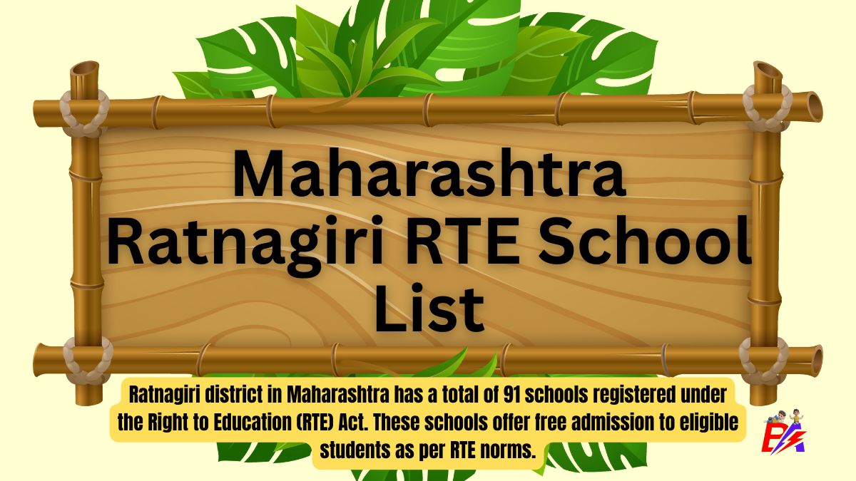 Ratnagiri Maharashtra RTE School List 2026-27