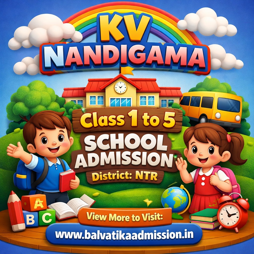 KV Nandigama Class 1 to 5 Admission